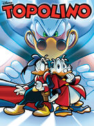 Cover di Topolino 3126 dell'autrice dedicata alla storia Paperinik e il protocollo Mad Ducktor