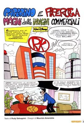 Paperino e Paperoga maghi delle indagini commerciali