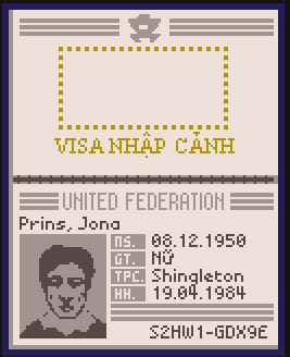 Danh sách tên, Wiki Papers Please Tiếng Việt 