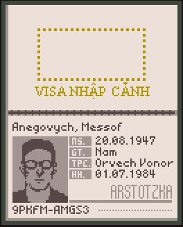 Danh sách tên, Wiki Papers Please Tiếng Việt 