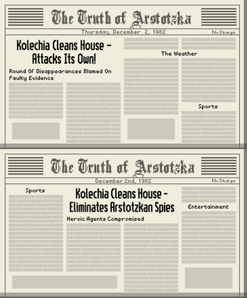 The Kolechians Are Causing Trouble! (Papers Please #2) 