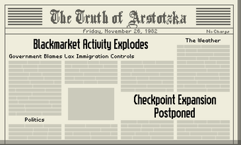 The Truth of Arstotzka, Papers Please Wiki