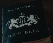 A Republian passport in the .