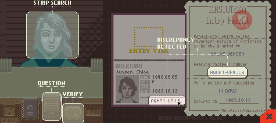 Papers, Please/Day 4 — StrategyWiki  Strategy guide and game reference wiki