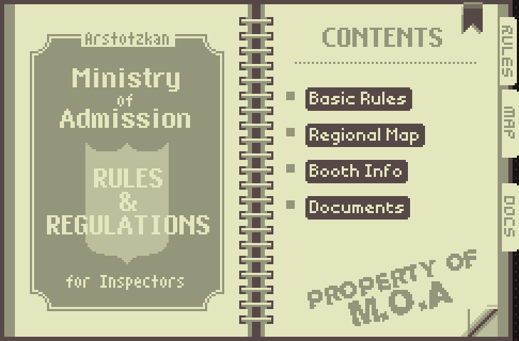 Weapons, Papers Please Wiki