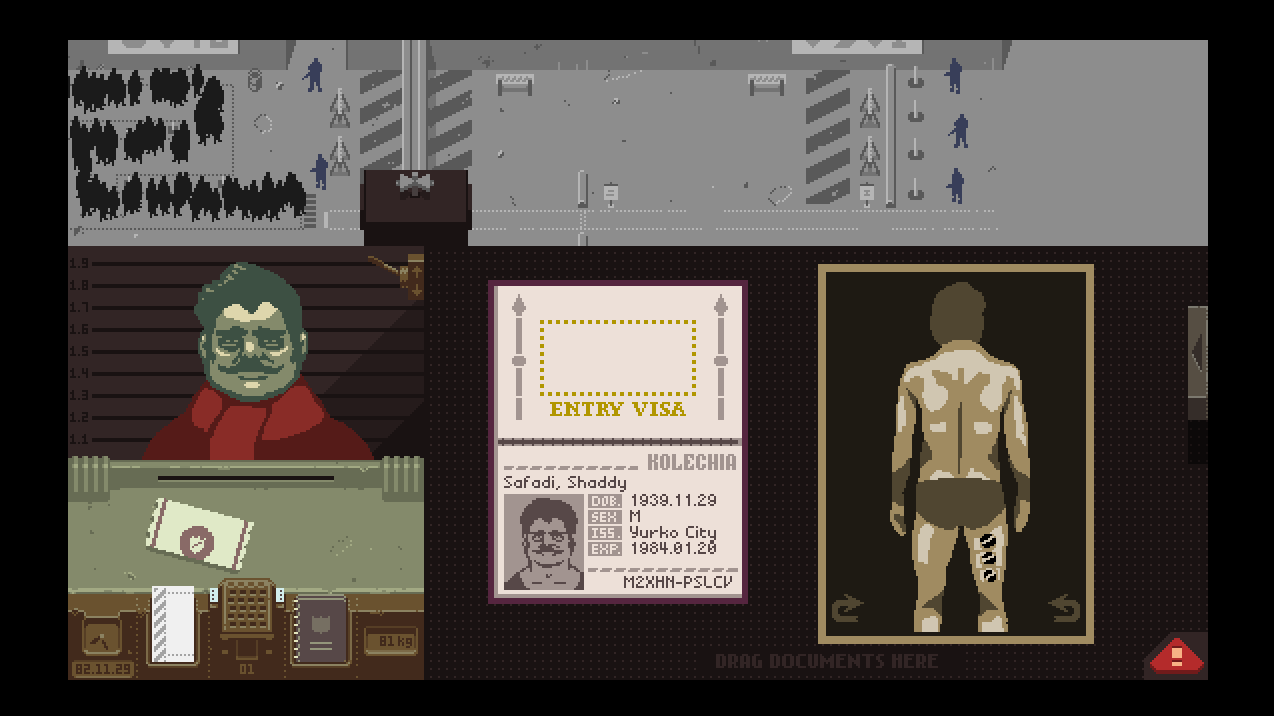 papers please game terrorist attack on second day