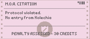 A citation with a high penalty of 30 .