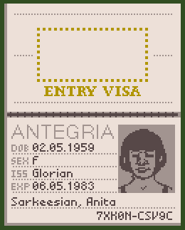 Steam trading cards, Papers Please Wiki
