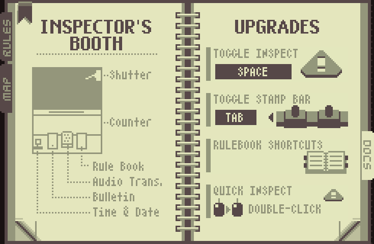 Inspection mode, Papers Please Wiki