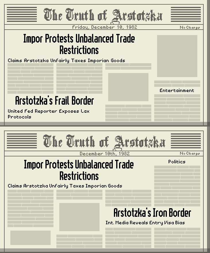 Weapons, Papers Please Wiki