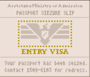 Passport seizure slip