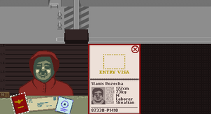 Tela do jogo Papers, please (Lucas Pope, 2013)