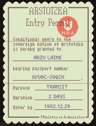 Passport, Papers Please Wiki