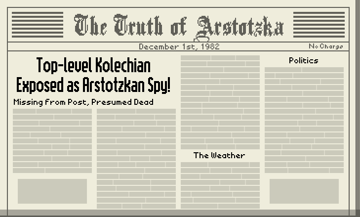 Compromised Arstotzkan spy, Papers Please Wiki