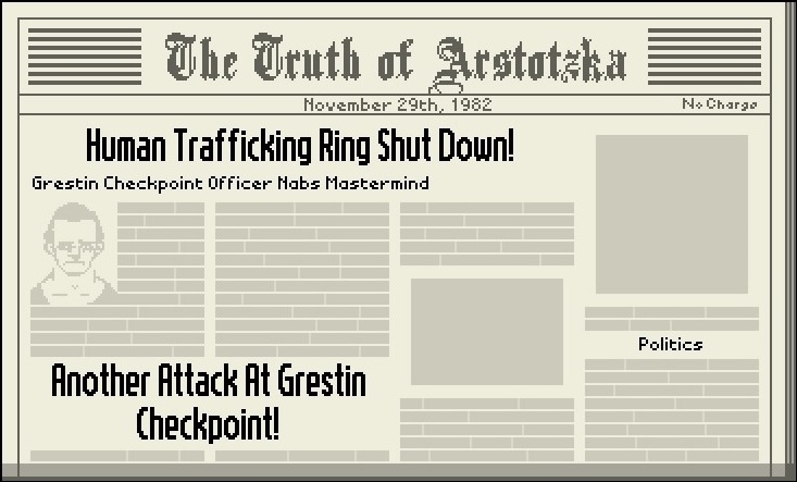 Decoding Nonsense - Papers Please: Day 17; December 9, 1982 