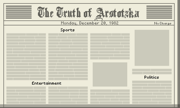 End of day screen, Papers Please Wiki