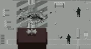 A grenade thrown at the booth during the final EZIC attack on .