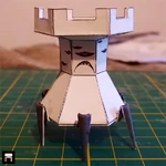 Red Uschanka Cryptid Rook