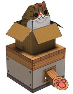 monorail cat papercraft