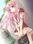 Anime-1 schoolgirl pink hair