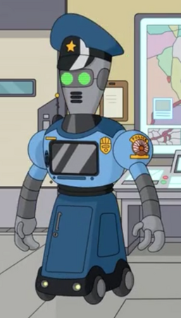 Futurama police robot outlet