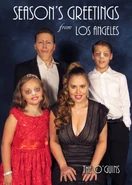 The O'Guin Family's 2021 Christmas Card.