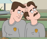 Ronny and Donny in training uniform.