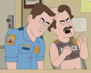Ronny and Donny in Cop Uniform