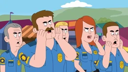 Blue Lives Matter Protesters