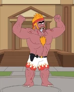 The results of too much testosterone patches implanted in the brain.