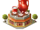Cafe Red Pitcher