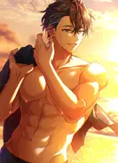 Midsummer Mirage Yuto Textless.webp (279 KB) "The sunset is beautiful, isn't it? It makes me want to come back and see it again tomorrow..."