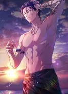 Midsummer Mirage Yohei Textless.webp (345 KB) "You haven't returned to the dorms yet? Then, shall I come with you?"