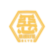 Transparent, glowing edit of AKYR's logo