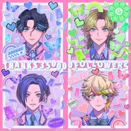 350, 000 Followers Twitter art