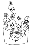 Ryu Christmas Drawing 20231225.png (45 KB) Ryu's drawing of his TCW teammates for Christmas (25 Dec 2023)