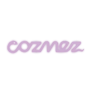 Transparent, glowing edit of cozmez's logo