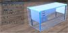 White desk w left drawers
