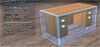 Wood flattop desk