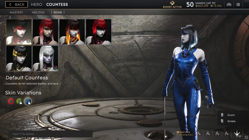 Countess Blue Default skin