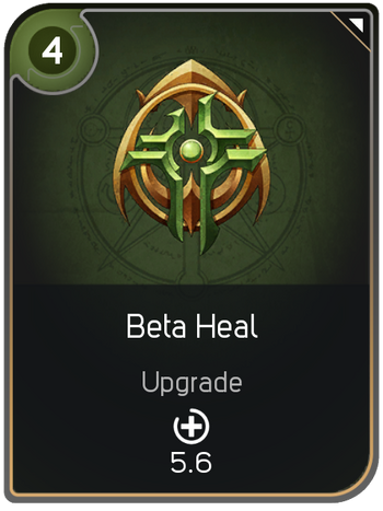 Beta Heal card