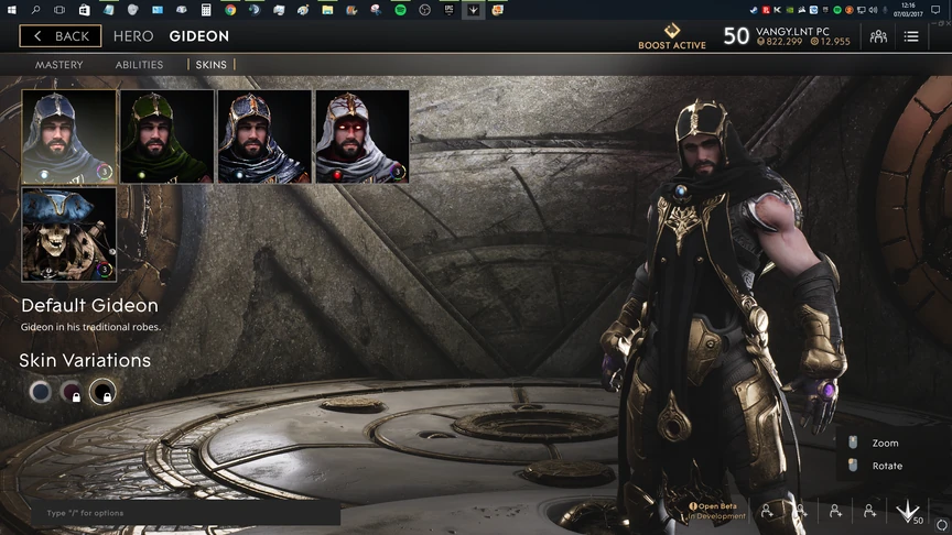 Gideon Black Default skin