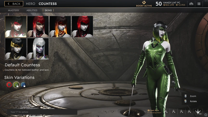 Countess Green Default skin