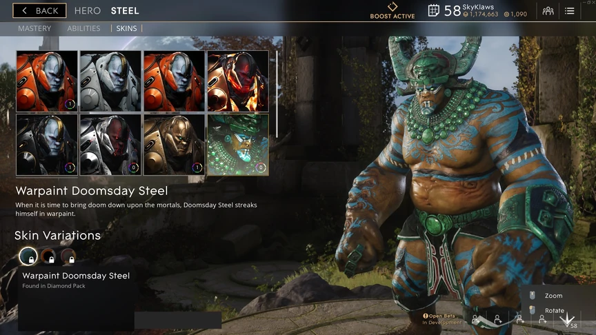 Steel Warpaint Doomsday skin