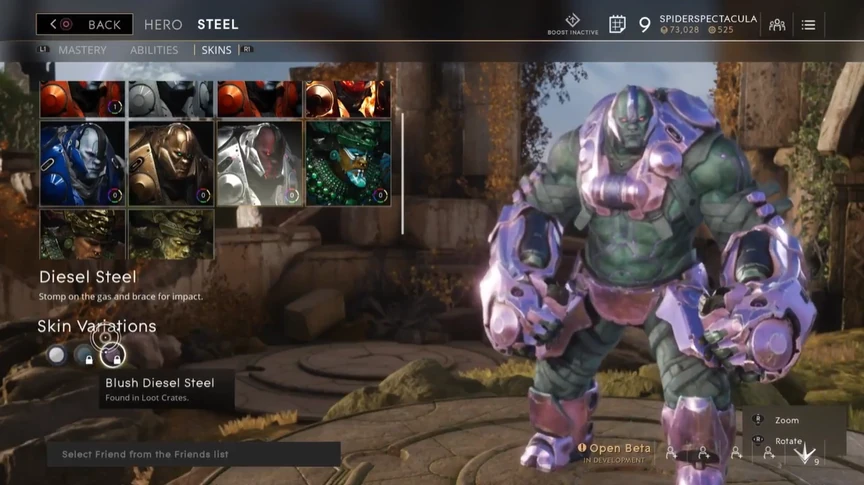 Steel Blush Diesel skin