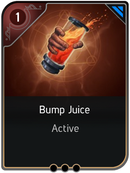 Bump Juice card