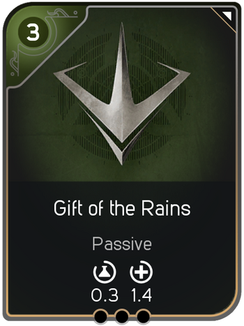 Gift of the Rains card