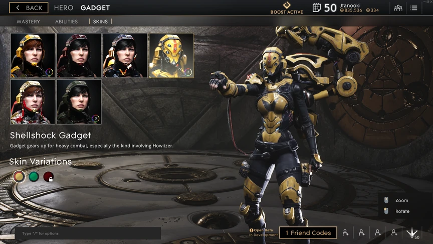 Gadget Shellshock skin