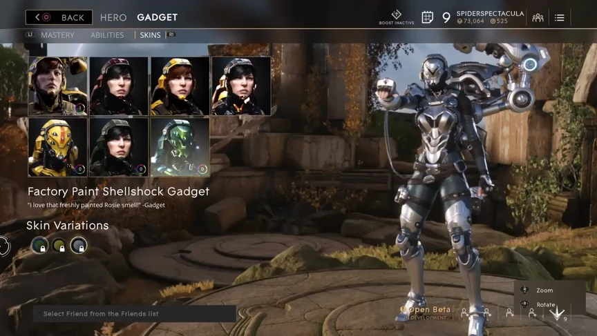 Gadget Lunar Factory Paint skin