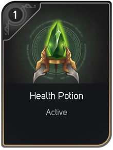 Health Potion card